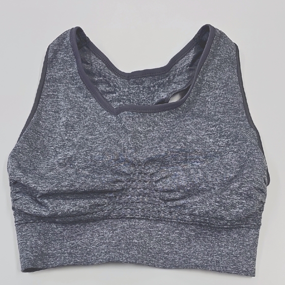 Sweaty Betty Charcoal Sports Bra, Size Small - Picture 1 of 6